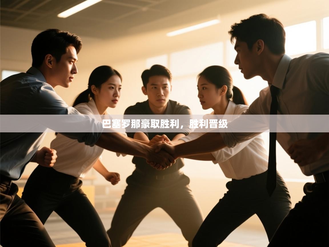 巴塞罗那豪取胜利，胜利晋级  第1张